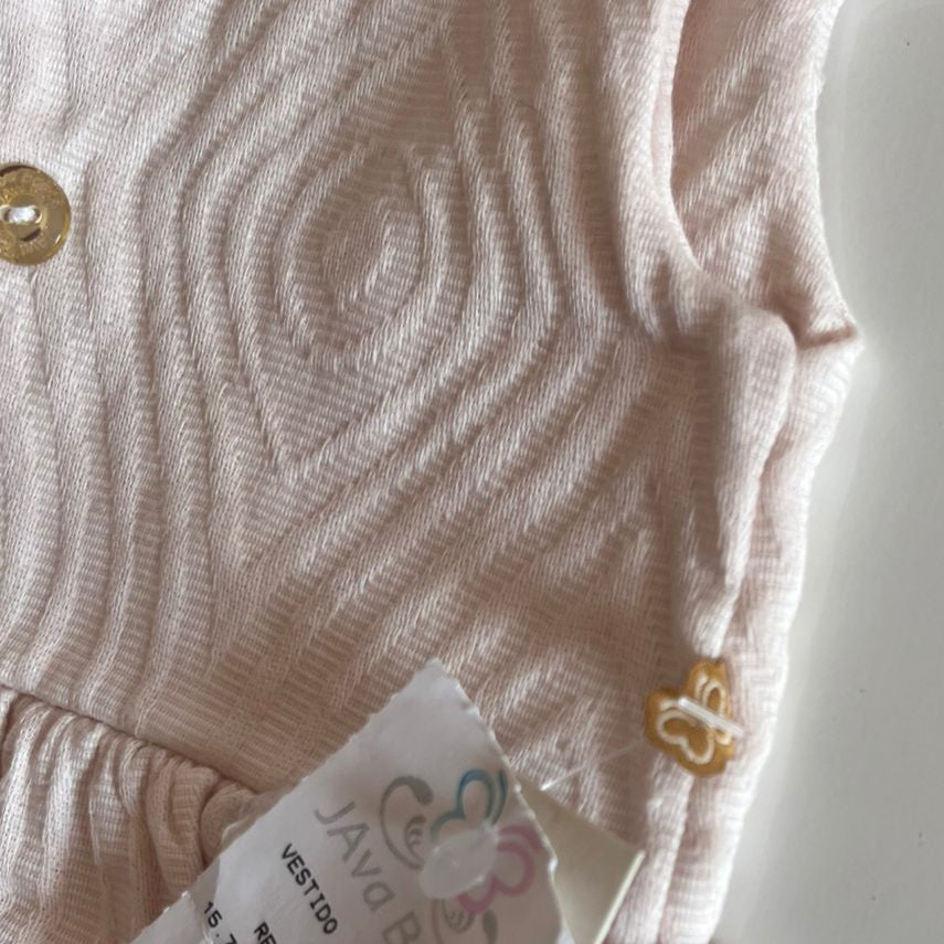 Vestido rose Java baby em Cotton G