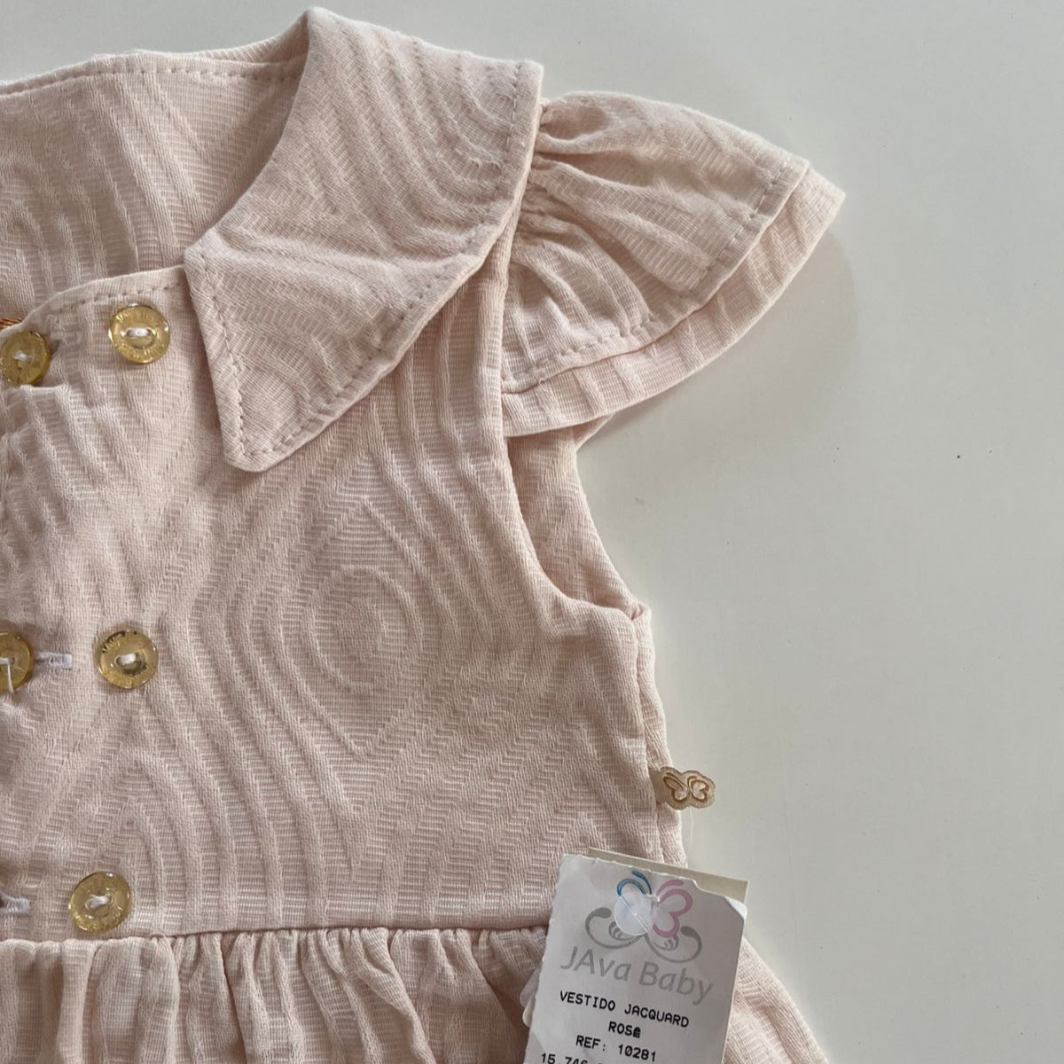 Vestido rose Java baby em Cotton G