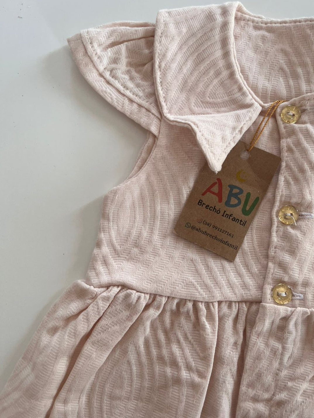Vestido rose Java baby em Cotton G