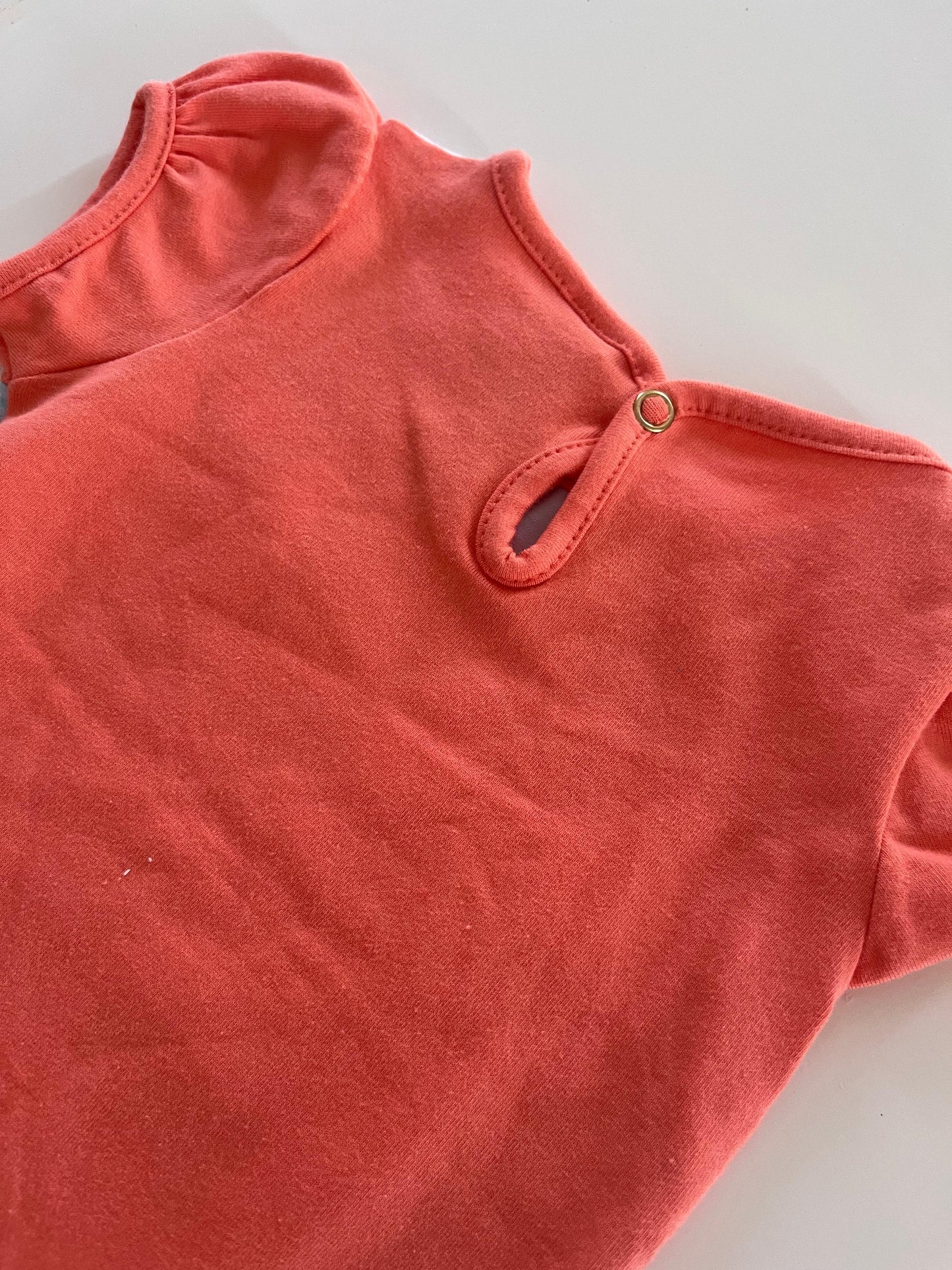 Baby look Infantil Boca Grande com manga balonê coleção Summer Tam M