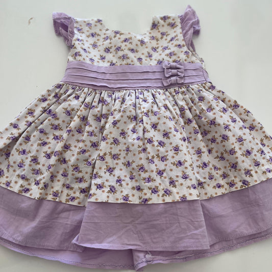 Vestido bebê menina flores G