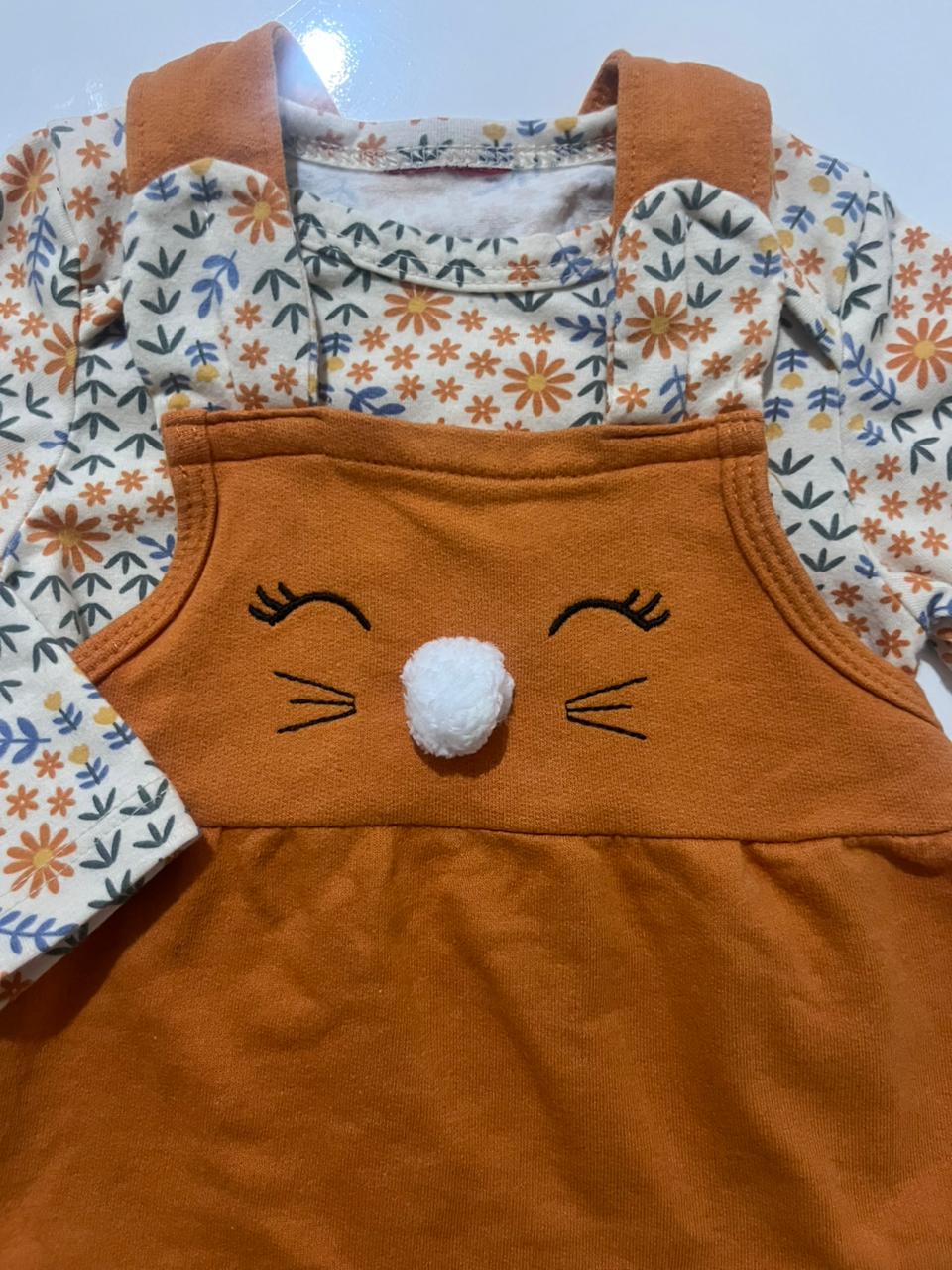 Conjunto Bebê Menina Coelhinho Kyly 6 a 9 meses